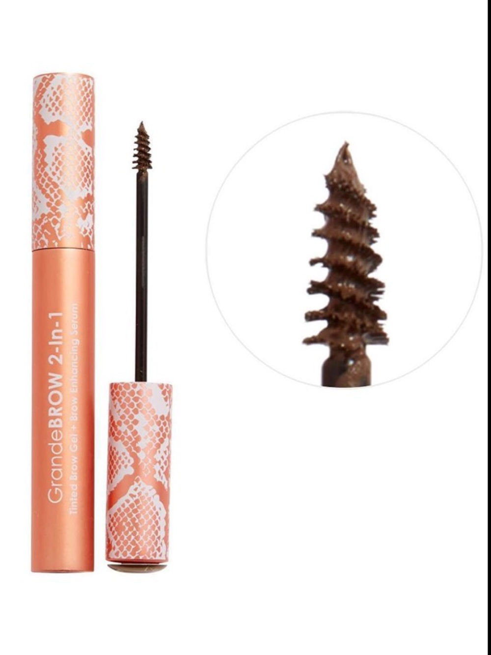 GRANDE GrandeBROW 2-IN-1 TINTED BROW GEL + BROW ENHANCING SERUM in Light OR Dark